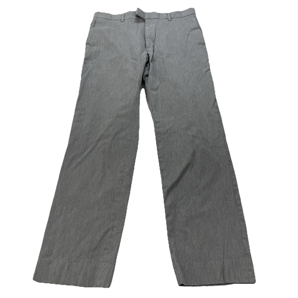 Banana Republic Pants Mens Tailored Slim Fit 33x32 Gray Cotton Stretch